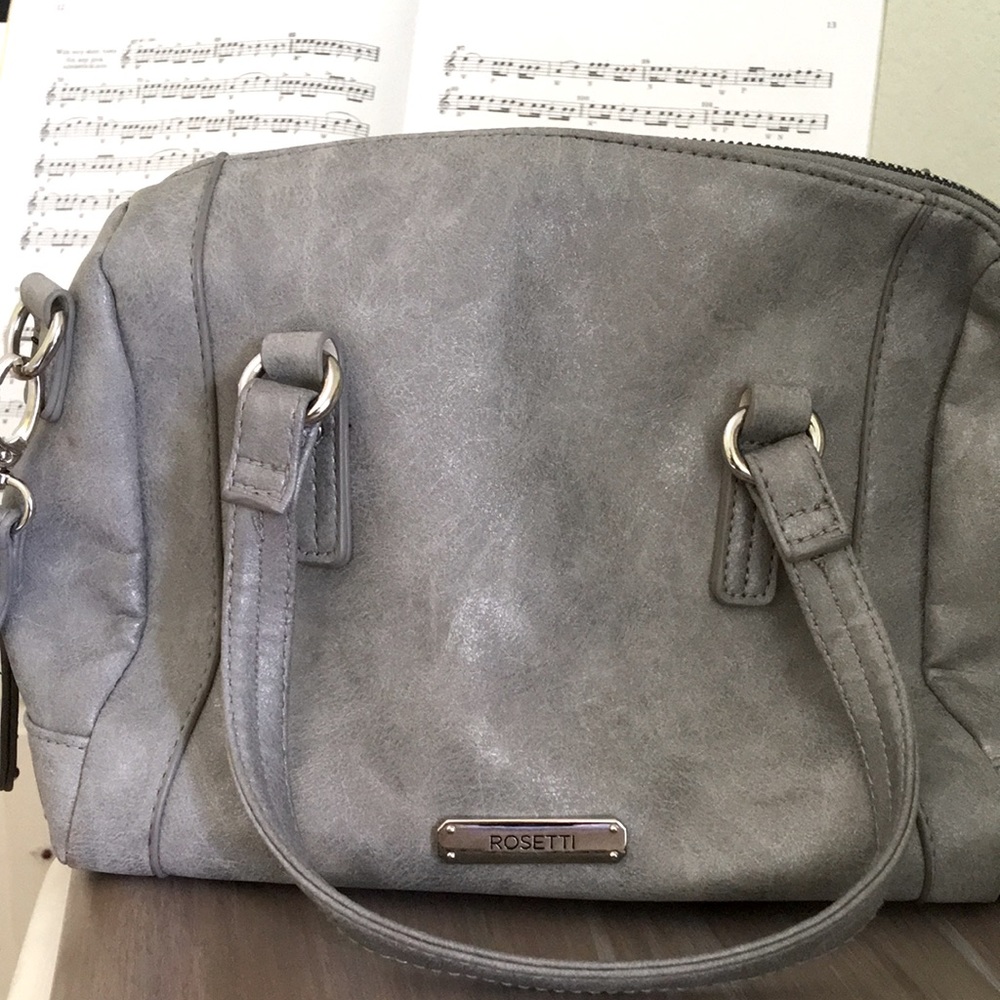 Rosetti Gray Handbag or Crossbody Purse
